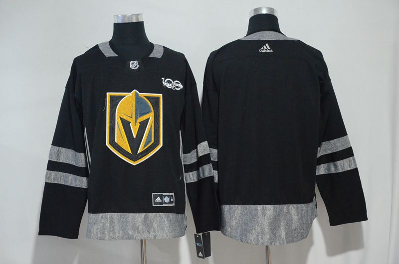 Men Vegas Golden Knights Fanatics Branded Breakaway Home Black Adidas Jersey